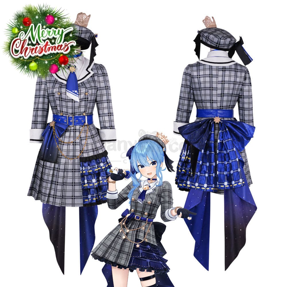 【In Stock】Hololive Vtuber Cosplay Hoshimati Suisei Costume Plus Size Costumes