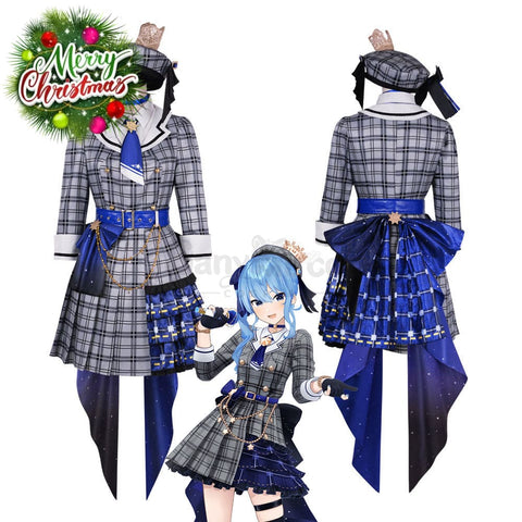 【In Stock】Hololive Vtuber Cosplay Hoshimati Suisei Costume Plus Size Costumes