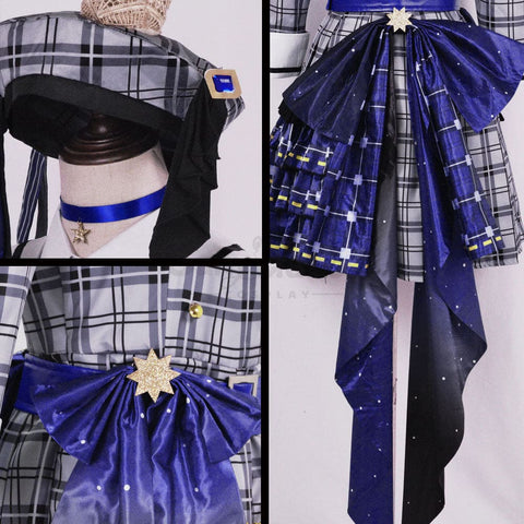 【In Stock】Hololive Vtuber Cosplay Hoshimati Suisei Costume Plus Size Costumes