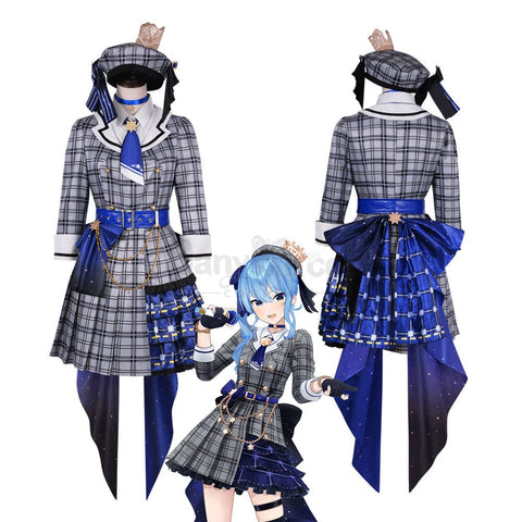 【In Stock】Hololive Vtuber Cosplay Hoshimati Suisei Costume Plus Size Costumes