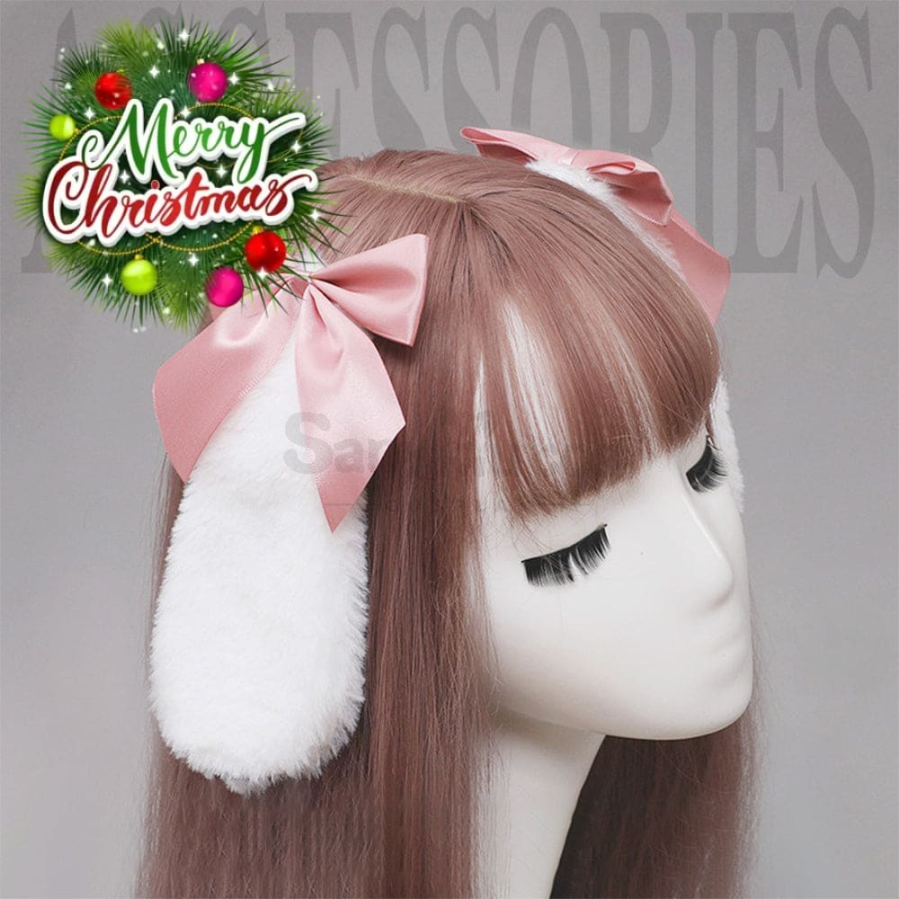 【In Stock】Lolita Bunny Ears Hair Clips Cosplay Props Prop