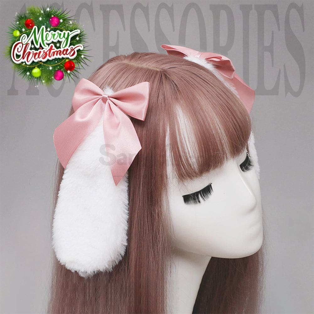 【In Stock】Lolita Bunny Ears Hair Clips Cosplay Props Prop