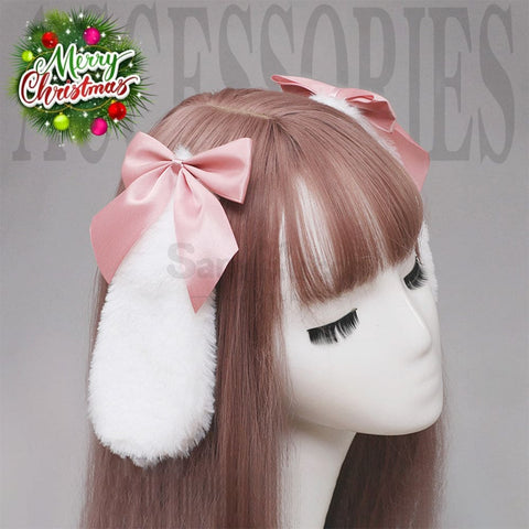 【In Stock】Lolita Bunny Ears Hair Clips Cosplay Props Prop