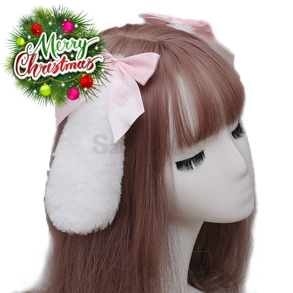 【In Stock】Lolita Bunny Ears Hair Clips Cosplay Props Prop