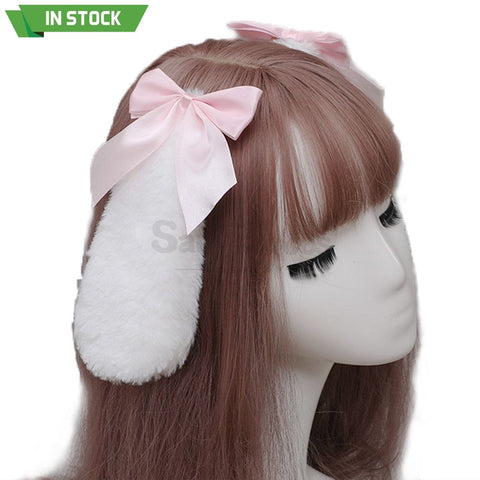 【In Stock】Lolita Bunny Ears Hair Clips Cosplay Props Prop