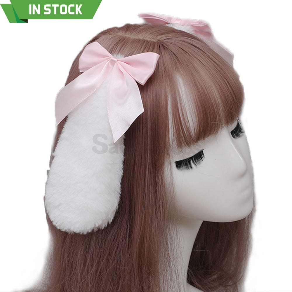 【In Stock】Lolita Bunny Ears Hair Clips Cosplay Props Prop