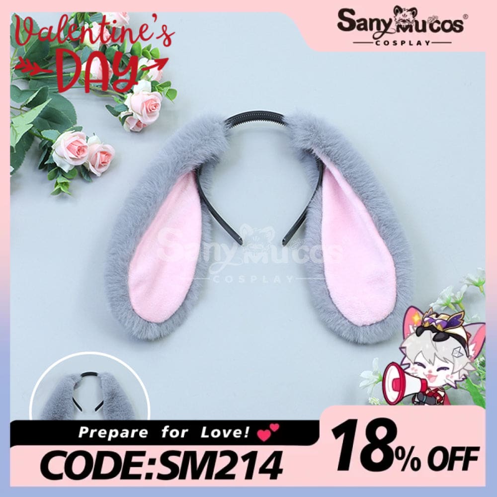 【In Stock】Lolita Bunny Ears Hairband Cosplay Props #2 Prop