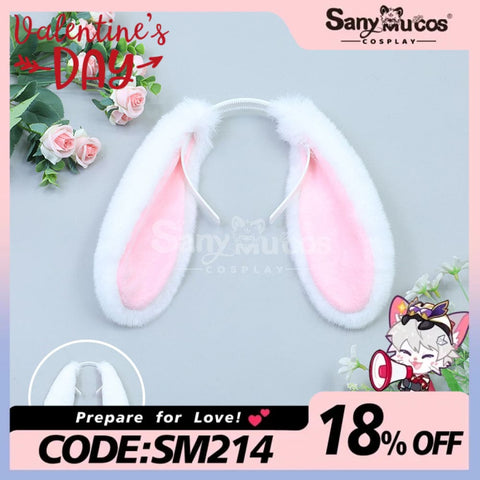 【In Stock】Lolita Bunny Ears Hairband Cosplay Props #5 Prop