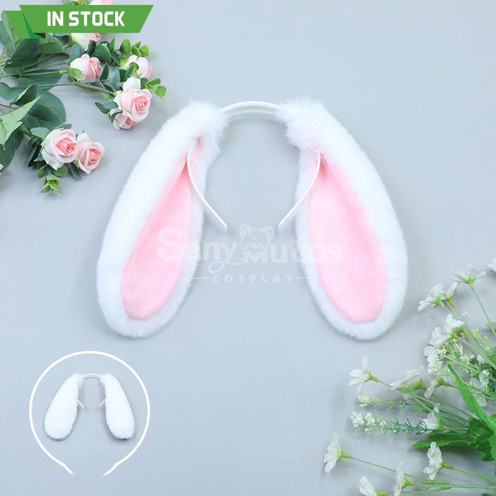 【In Stock】Lolita Bunny Ears Hairband Cosplay Props #5 Prop