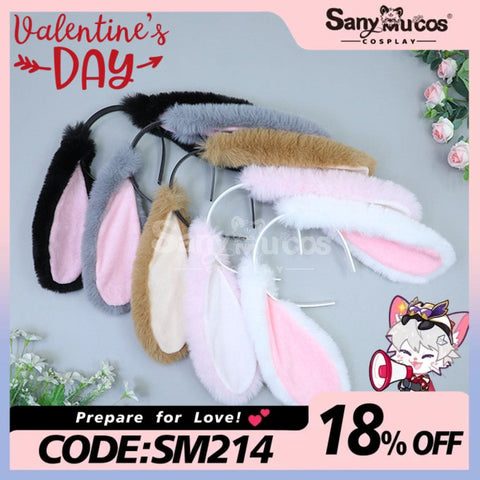 【In Stock】Lolita Bunny Ears Hairband Cosplay Props Prop