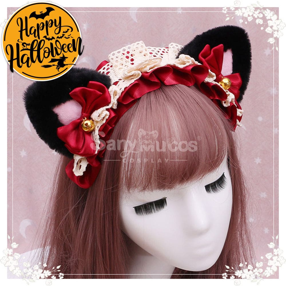 【In Stock】Lolita Cat Ears Hairband Cosplay Props #10 Prop