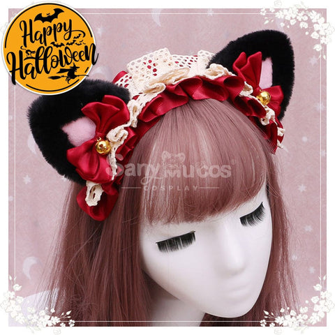 【In Stock】Lolita Cat Ears Hairband Cosplay Props #10 Prop