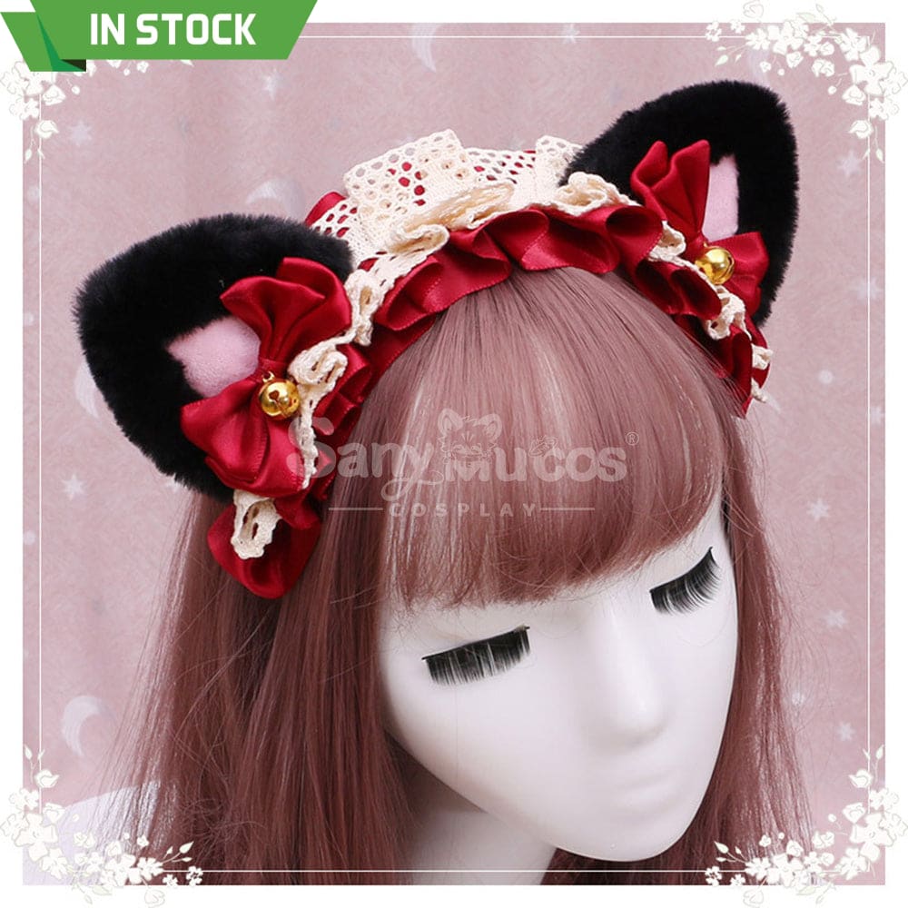 【In Stock】Lolita Cat Ears Hairband Cosplay Props #10 Prop