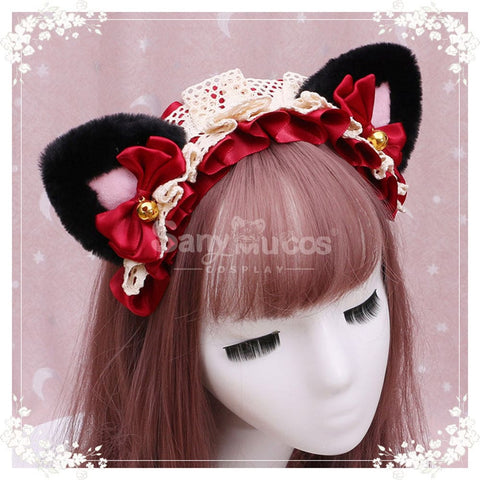 【In Stock】Lolita Cat Ears Hairband Cosplay Props #10 Prop