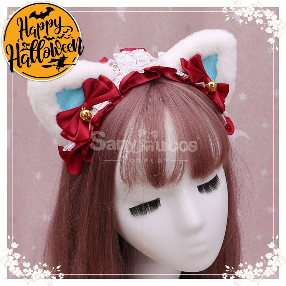 【In Stock】Lolita Cat Ears Hairband Cosplay Props #11 Prop