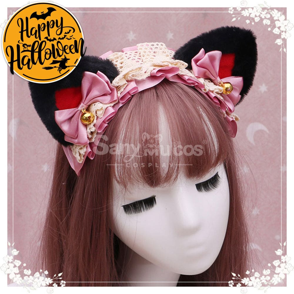 【In Stock】Lolita Cat Ears Hairband Cosplay Props #13 Prop