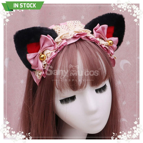 【In Stock】Lolita Cat Ears Hairband Cosplay Props #13 Prop