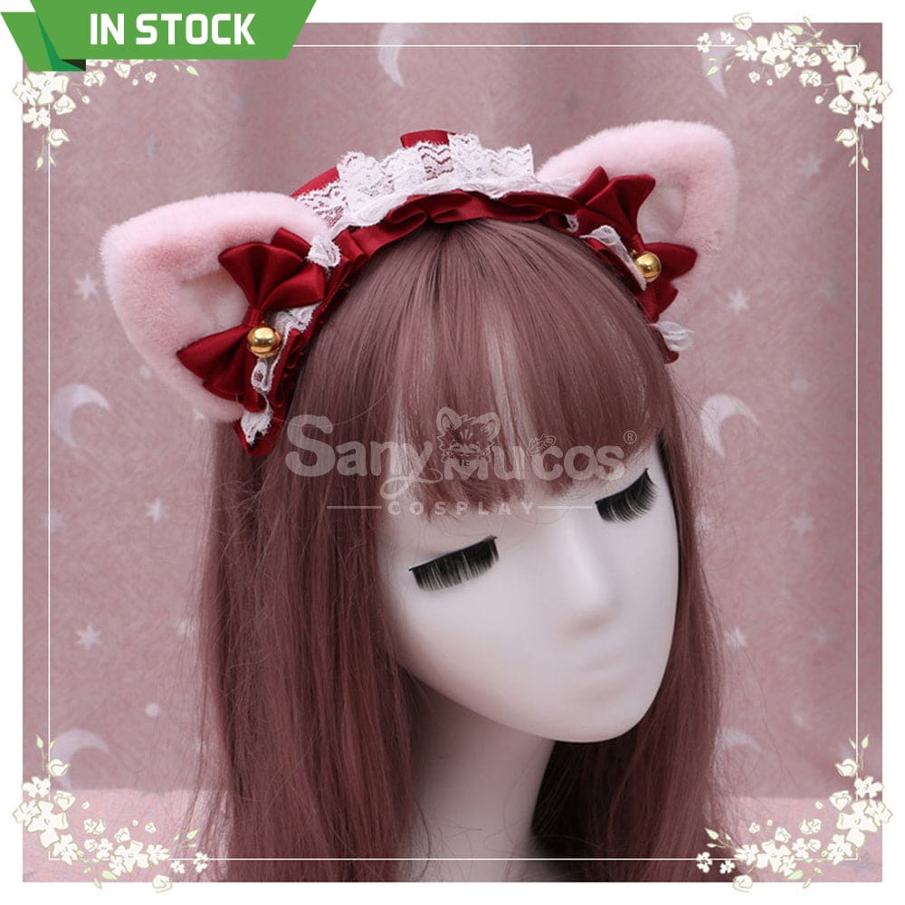 【In Stock】Lolita Cat Ears Hairband Cosplay Props #15 Prop