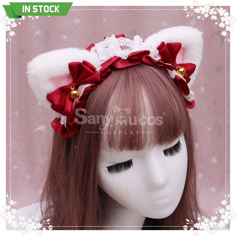 【In Stock】Lolita Cat Ears Hairband Cosplay Props #2 Prop