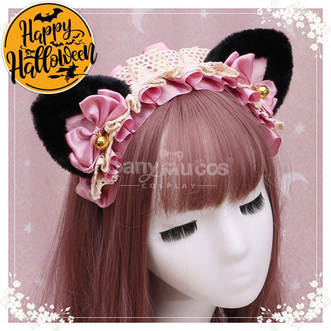 【In Stock】Lolita Cat Ears Hairband Cosplay Props #7 Prop