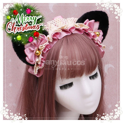 【In Stock】Lolita Cat Ears Hairband Cosplay Props #7 Prop