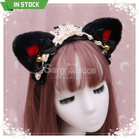 【In Stock】Lolita Cat Ears Hairband Cosplay Props #8 Prop