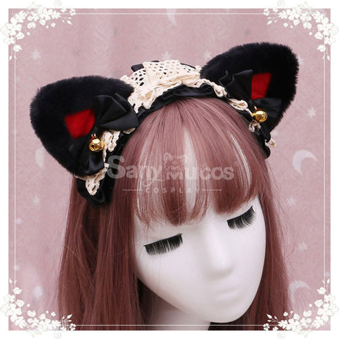 【In Stock】Lolita Cat Ears Hairband Cosplay Props #8 Prop