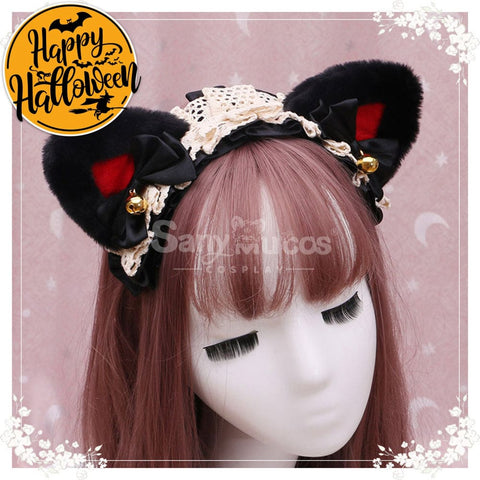 【In Stock】Lolita Cat Ears Hairband Cosplay Props #8 Prop