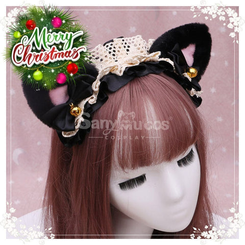 【In Stock】Lolita Cat Ears Hairband Cosplay Props #9 Prop