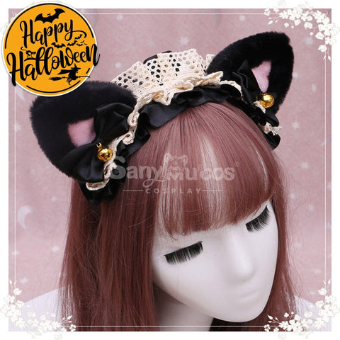 【In Stock】Lolita Cat Ears Hairband Cosplay Props #9 Prop