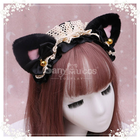 【In Stock】Lolita Cat Ears Hairband Cosplay Props #9 Prop