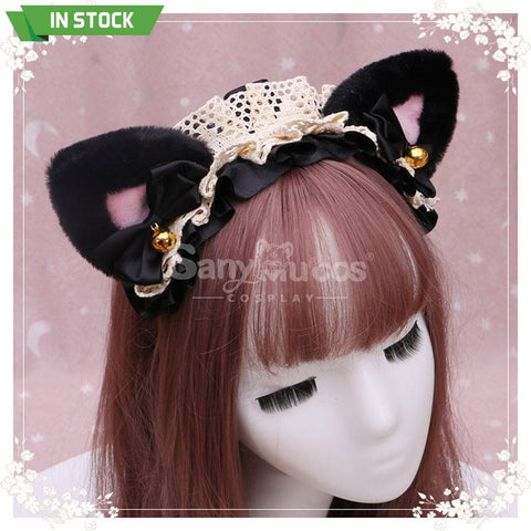 【In Stock】Lolita Cat Ears Hairband Cosplay Props #9 Prop