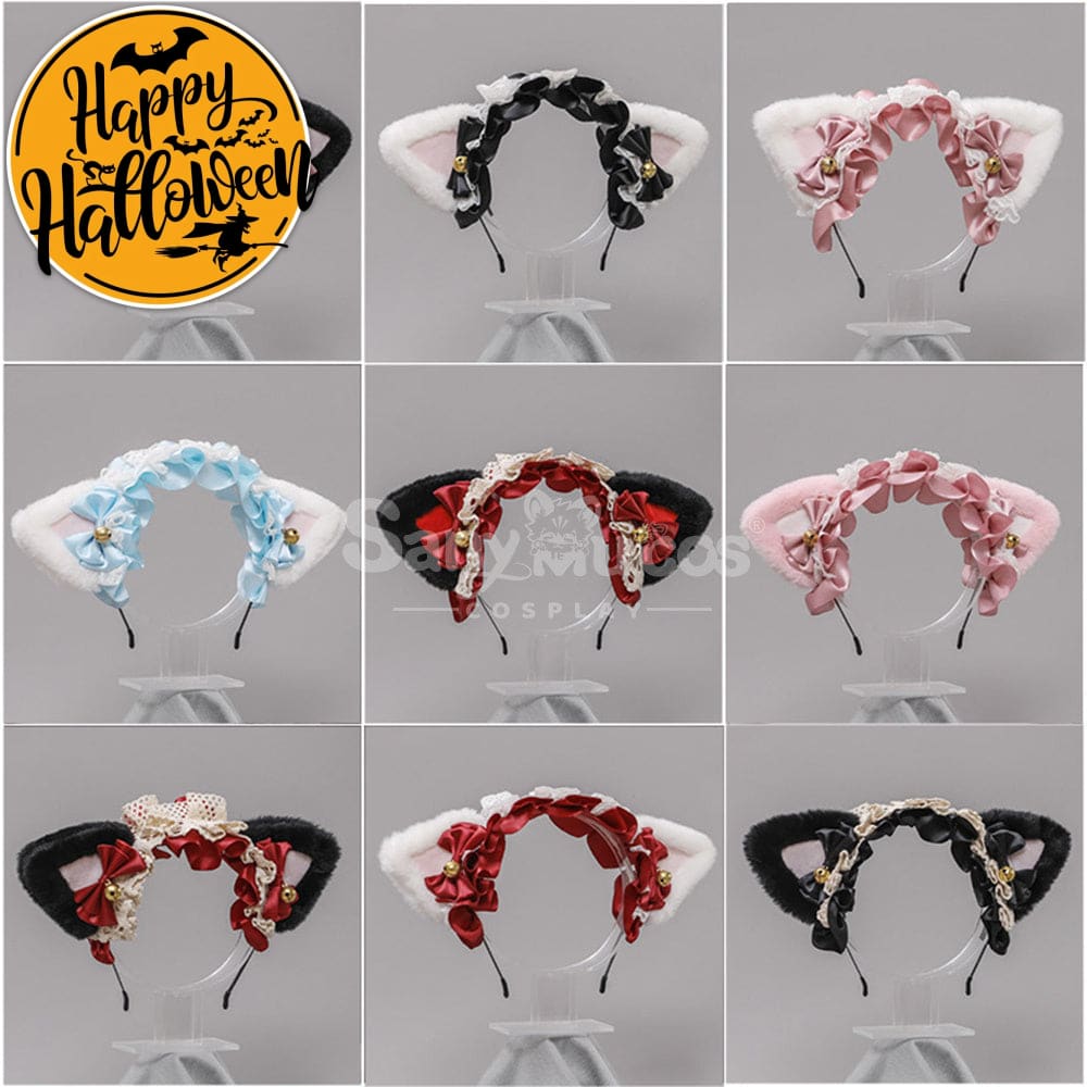 【In Stock】Lolita Cat Ears Hairband Cosplay Props Prop