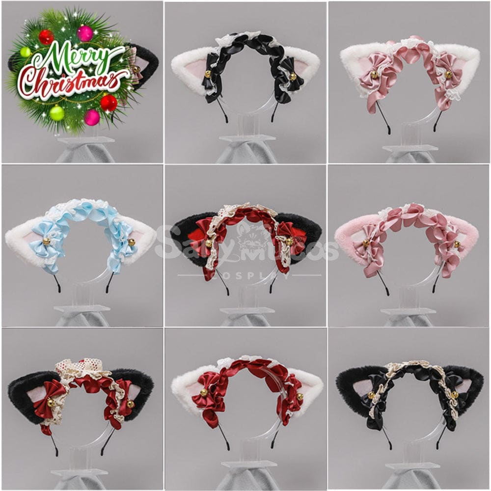 【In Stock】Lolita Cat Ears Hairband Cosplay Props Prop