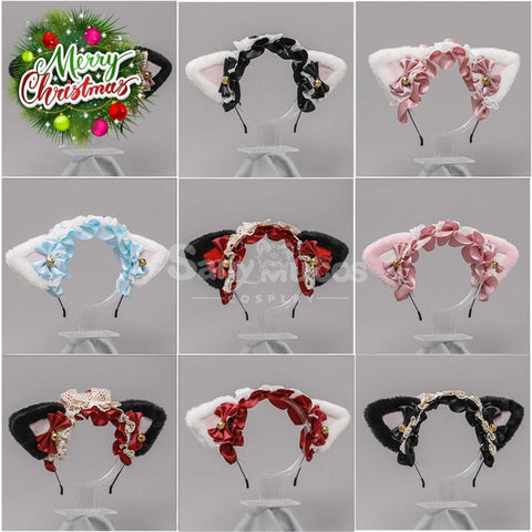 【In Stock】Lolita Cat Ears Hairband Cosplay Props Prop