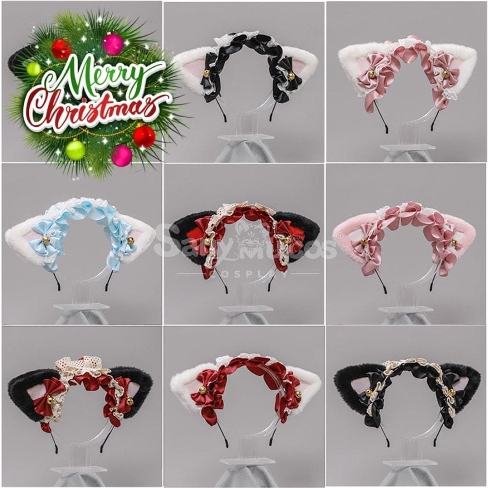 【In Stock】Lolita Cat Ears Hairband Cosplay Props Prop