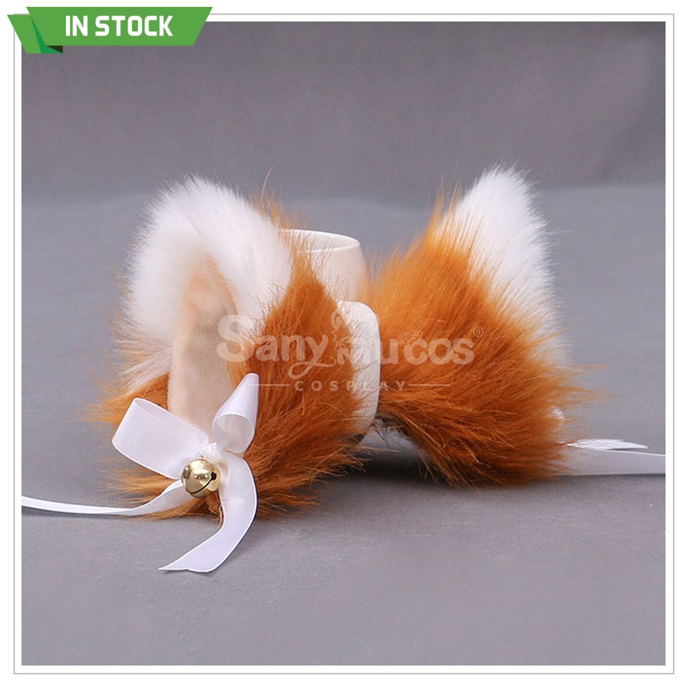 【In Stock】Lolita Fox Ears Hair Clips Cosplay Props #17 Prop