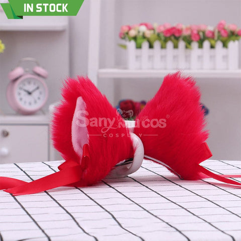 【In Stock】Lolita Fox Ears Hair Clips Cosplay Props #24 Prop