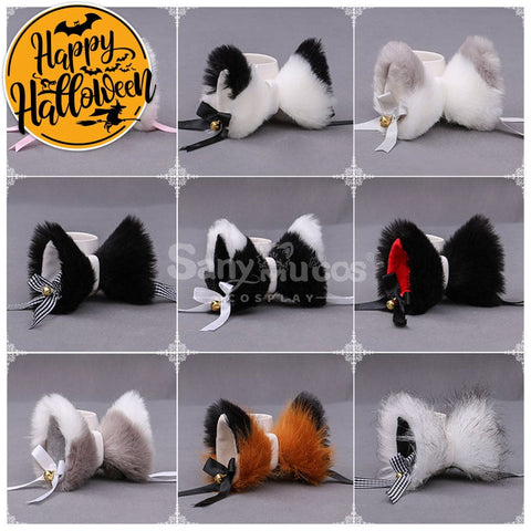 【In Stock】Lolita Fox Ears Hair Clips Cosplay Props Prop