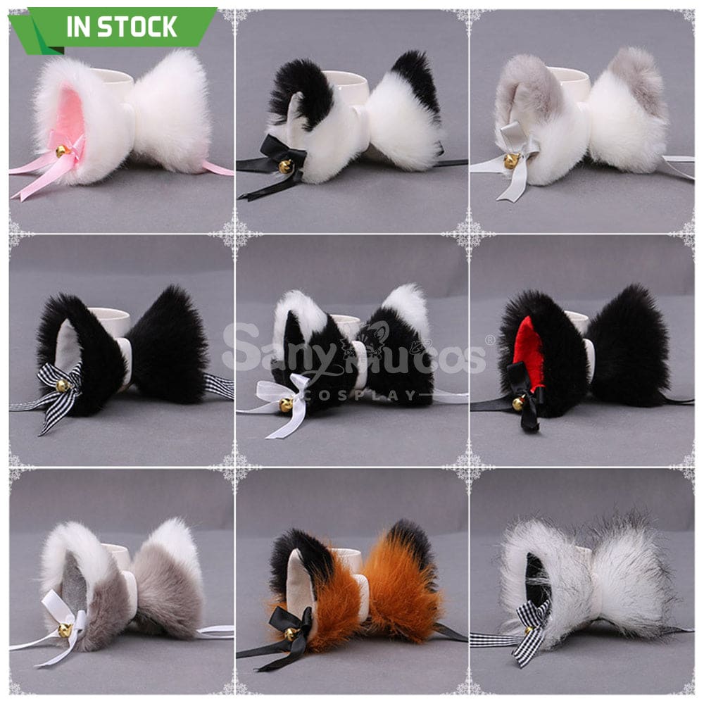 【In Stock】Lolita Fox Ears Hair Clips Cosplay Props Prop