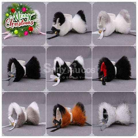 【In Stock】Lolita Fox Ears Hair Clips Cosplay Props Prop