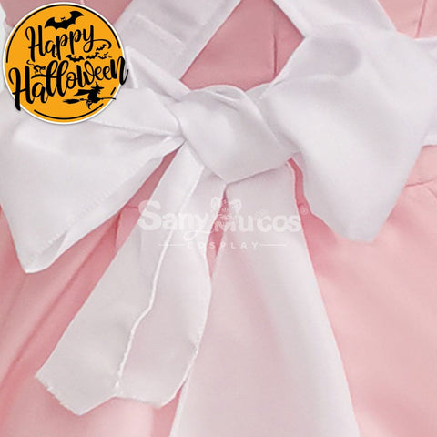 【In Stock】Maid Cosplay Pink Lolita Dress Costume Costumes