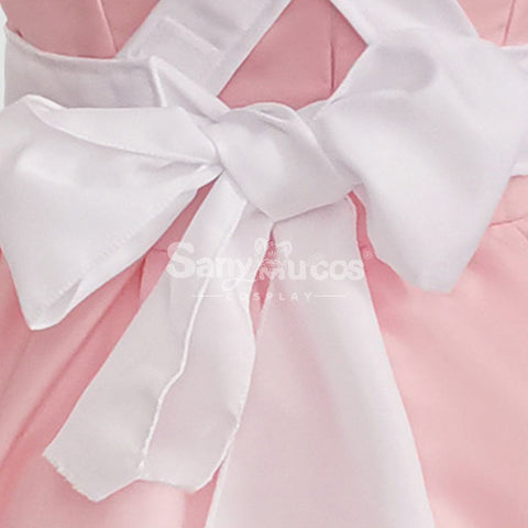 【In Stock】Maid Cosplay Pink Lolita Dress Costume Costumes