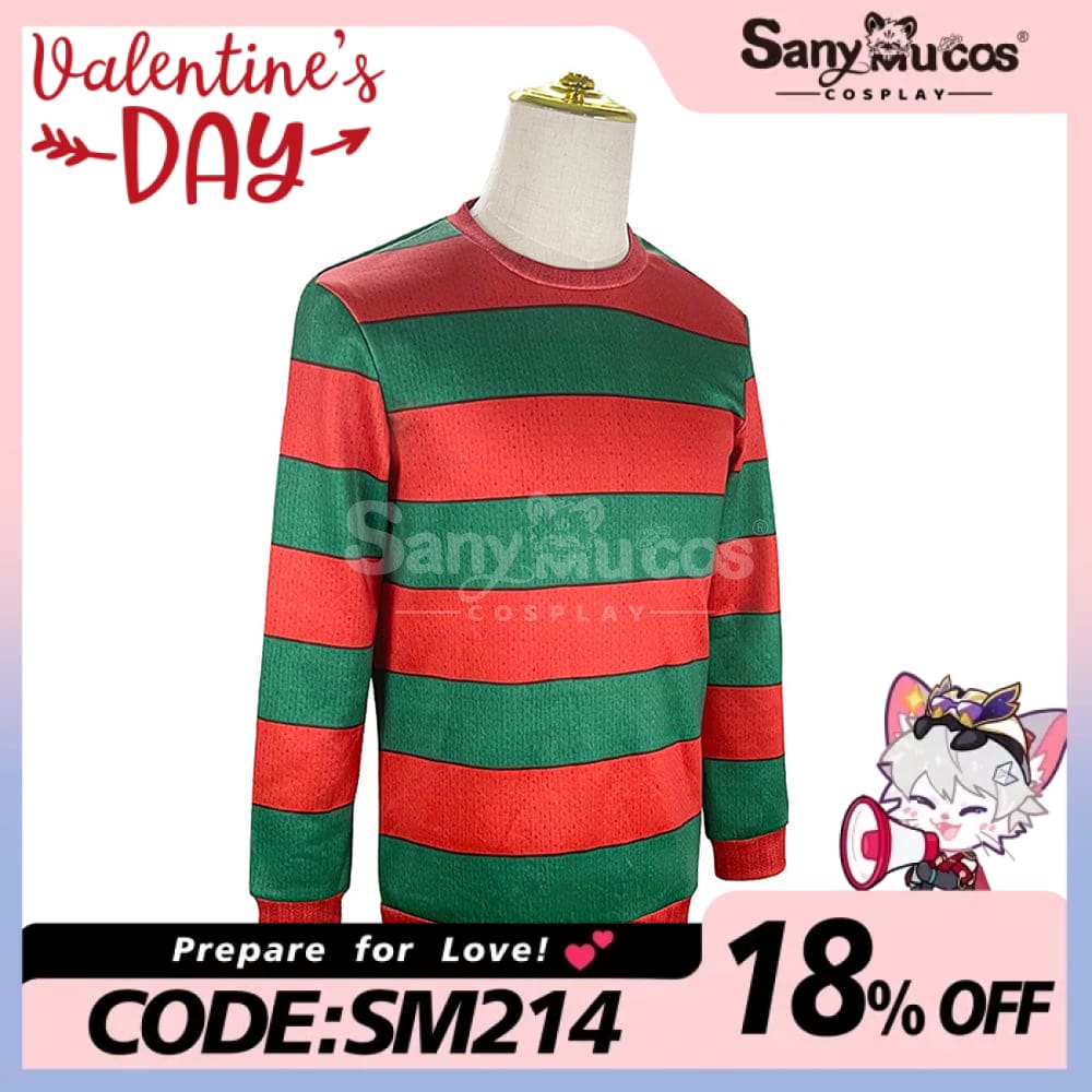 【In Stock】Movie A Nightmare On Elm Street Cosplay Freddy Krueger Costume Costumes