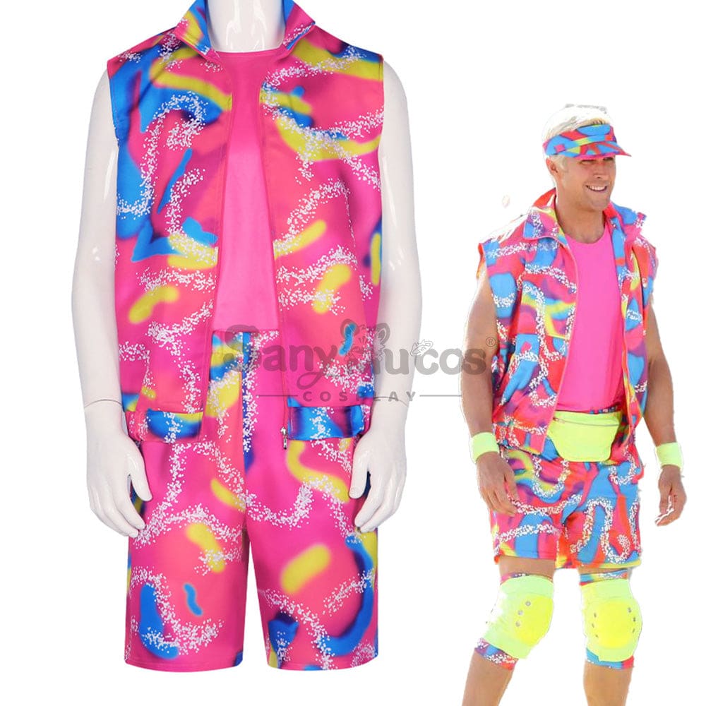 【In Stock】Movie Barbie Cosplay Ken Beachwear Costume Costumes