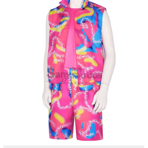 【In Stock】Movie Barbie Cosplay Ken Beachwear Costume Costumes