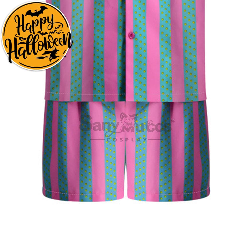 【In Stock】Movie Barbie Cosplay Ken Striped Shirt Costume Costumes
