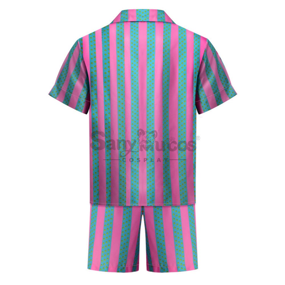 【In Stock】Movie Barbie Cosplay Ken Striped Shirt Costume Costumes