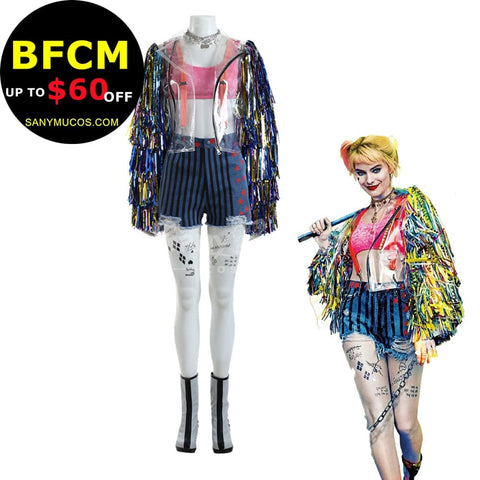 【In Stock】Movie Birds of Prey Cosplay Harley Quinn Cosplay Costume Cosplay Costumes
