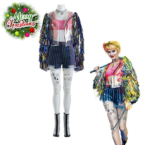 【In Stock】Movie Birds of Prey Cosplay Harley Quinn Cosplay Costume Cosplay Costumes
